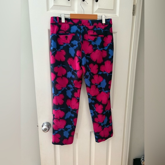 Banana Republic women’s Avery floral pants size 6 sateen slim - Picture 7 of 14